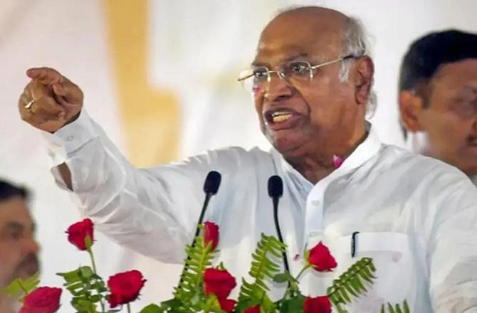 Congress president Malkar Jin Kharge. Photo: INN