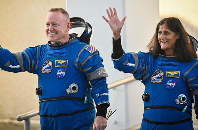Sunita Williams and Butch Wilmore. Photo: INN.