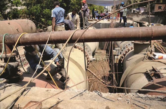 The `STEM` company is going to maintain and repair the pipeline. (File Photo)