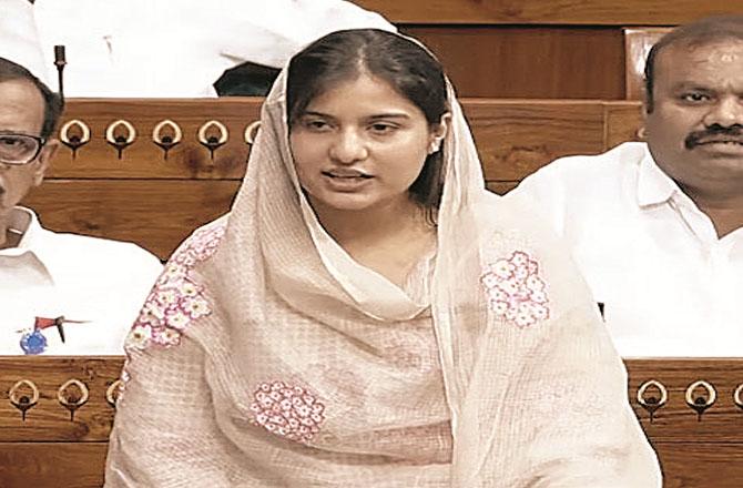 Samajwadi Party Member of Parliament Iqra Hasan Chaudhary. Picture: INN