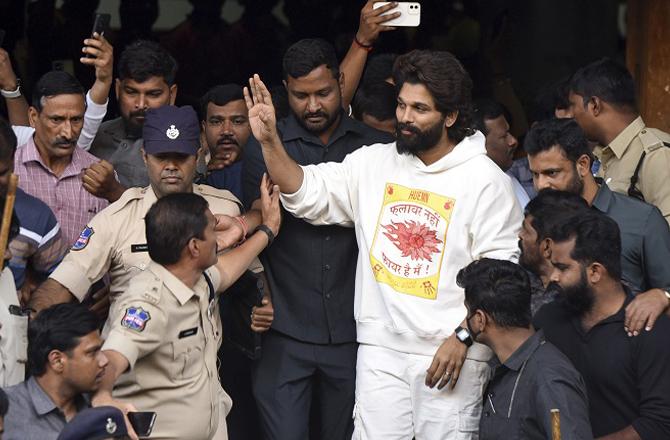 Allu Arjun. Photo: PTI