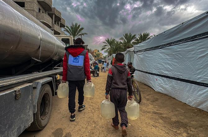 Israeli aggression in Gaza has made life difficult for Palestinians. Photo: X