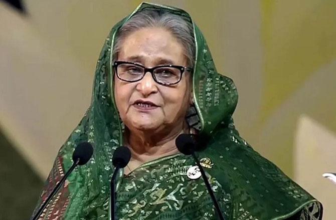 Bangladesh`s ousted Prime Minister Sheikh Hasina. Photo: INN