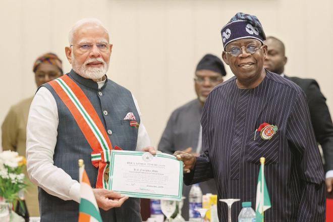 Prime Minister Modi has received more than 20 awards from home and abroad. Photo: INN