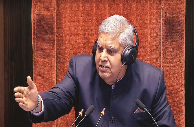 The no-confidence motion against Vice President and Rajya Sabha Chairman Jagdeep Dhankhar has been rejected. Photo :PTI