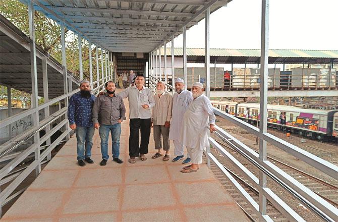 After the opening of Nowpara Bridge, the local people who tried for it are looking at it. Photo: INN