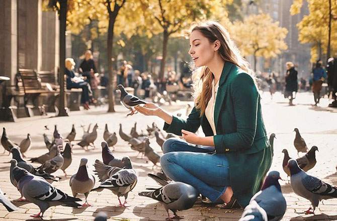 کبوتر(Pigeon): کبوتروں میں معاف کرنے اور دوسروں کی غلطیوں کو بھولنے کا جذبہ ہوتا ہے۔اگر انسان بھی دوسروں کو معاف کرے اور ان کی غلطیوں کو بھول جائے تو رشتے استوار ہو سکتے ہیں۔ کبوتر کبھی بھی خود پر غم اور تکلیف حاوی ہونے نہیں دیتا بلکہ وہ نئے جوش اور جذبے کے ساتھ اپنے کام میں دوبارہ لگ جاتا ہے۔ کبوتر کی یہ عادت سکھاتی ہے کہ ماضی کے برے تجربات پرافسوس کرنے کے بجائےایک نئی شروعات کرنے پر توجہ دینی چاہئے۔نئی جگہیں اور راہیں تلاش کرنا کبوتروں کی ایک خاص صفت ہے۔ یہ صفت انسانوں کو سکھاتی ہے کہ زندگی میںتمام راستوں کے بند ہونے کے باجود کئی راہیں کھلی ہوتی ہیں اس لئے آگے بڑھ کر دوسرے راستے اور نئے طریقے تلاش کرنے چاہئیں۔ کبوتراپنے کام کو انجام دینے کیلئے آخری لمحات تک انتظار نہیں کرتےبلکہ مناسب منصوبہ بندی کے ساتھ پیشگی کام کرتے ہیں۔ انسانوں کو بھی اپنی مطلوبہ سمت میں قدم بڑھانے کیلئے آخری لمحات تک انتظار نہیں کرنا چاہئے ۔یہ متعدد پریشانیوں کا حل ہے۔ کبوتر اپنا کام پُرجوش طریقے سے کرتا ہے مگر حواس نہیں کھوتا۔
