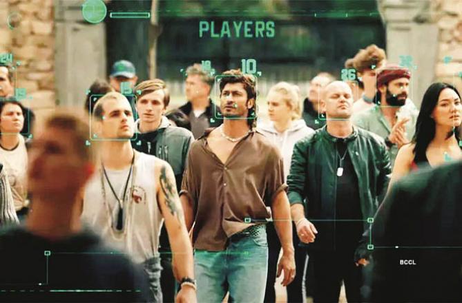 Vidyut Jammwal and others in a scene from the film Crack. Photo: INN