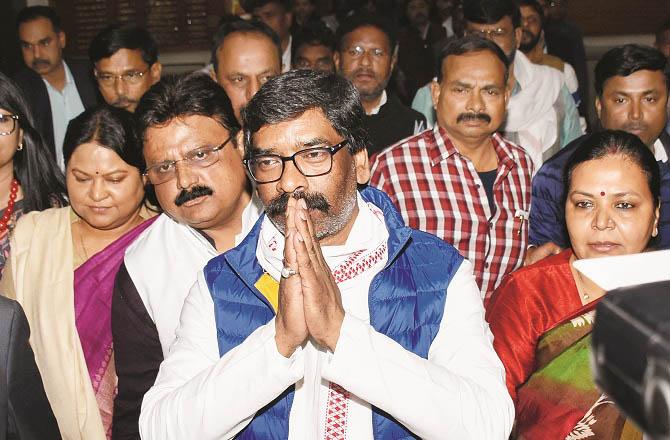 Hemant Soren thought it better to go to jail than to ally with BJP. Photo: INN