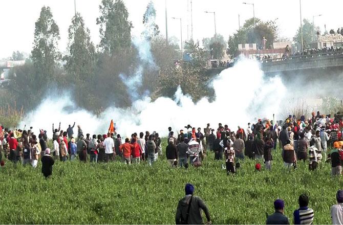Farmer protest