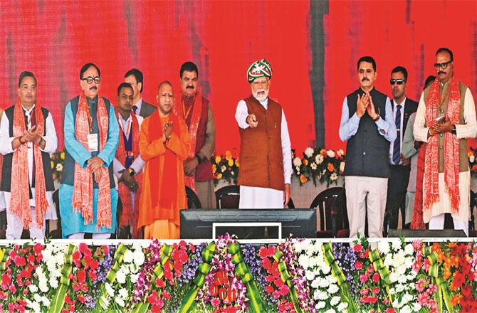 Prime Minister Modi inaugurating the project. (Photo: PTI)