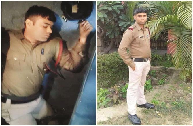 RPF jawan Dinesh Chandra was killed by a bullet from his own gun