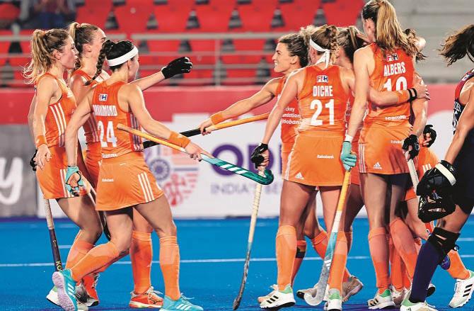 The Netherlands women`s hockey team is ranked number one in the world. Photo: INN