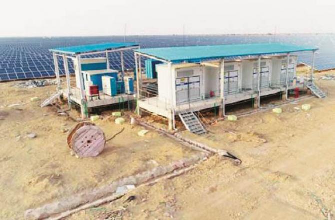 Image of solar power project. Photo: INN