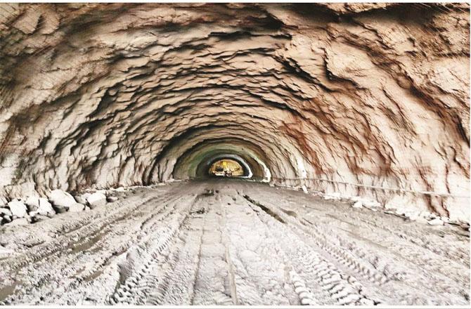 Tunnel for local train between Panvel and Karjat. Photo: INN