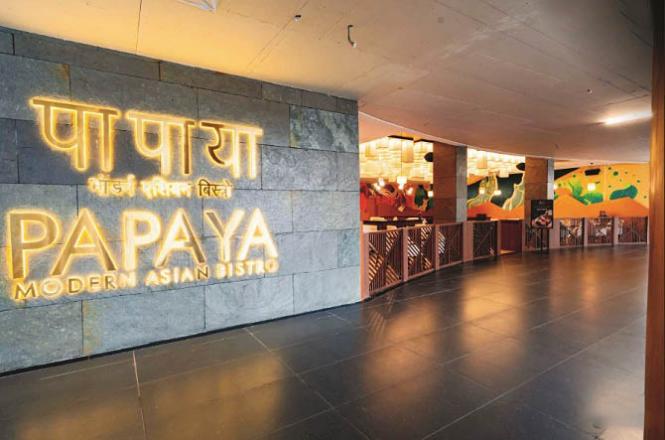 This is how the board of Papaya Restaurant located in In Orbit Mall is installed. Photo: INN