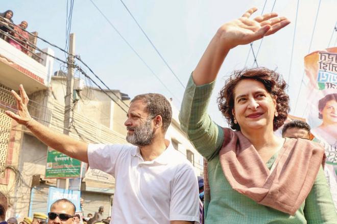 Rahul Gandhi and Priyanka Gandhi took the command of the alliance in their hands and made the issue of seat distribution easy. Photo: INN