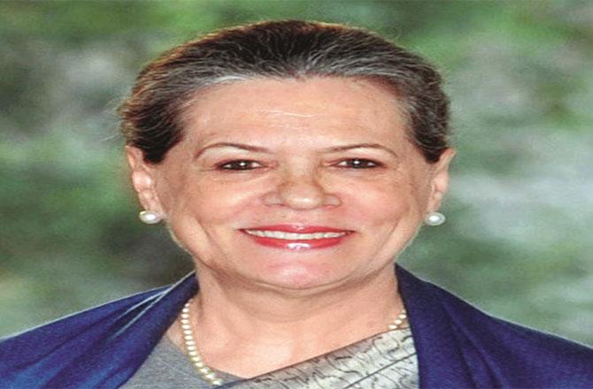 Former Congress President Sonia Gandhi,