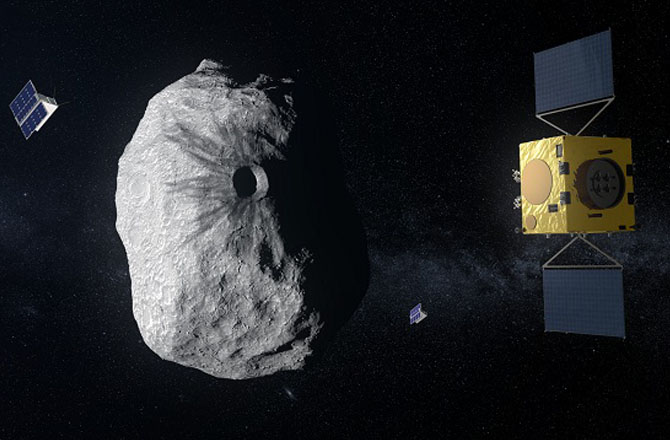 &nbsp;ای ایس اے کا مشن&rsquo;ہیرا&lsquo;(ESA&rsquo;s Hera Mission):یورپی خلائی ایجنسی اپنا&rsquo;ہیرا&lsquo; خلائی جہاز ۲۰۲۲ءمیں ناسا کے&rsquo;ڈارٹ&lsquo; خلائی جہاز کے ذریعے دیکھے گئے سیارچے کے نظام پر واپس جانے کے مشن پر لانچ کرنے کا ارادہ رکھتی ہے۔ &rsquo;ہیرا&lsquo; کو&rsquo; ڈیڈیموس&lsquo; پر ڈیٹا اکٹھا کرنے کیلئے ڈیزائن کیا گیا ہے۔ یہ &rsquo;ڈیڈیموس&lsquo;کی جسمانی خصوصیات کا باریک بینی سے جائزہ لے گا اور ڈارٹ کے حادثے کے تفصیلی اثرات کی پیمائش کرے گا۔مشن کو اکتوبر ۲۰۲۴ء میں لانچ کیا جائے گا۔