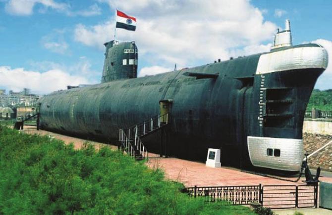 This is the Submarine Museum in which a large submarine is visible. Photo: INN