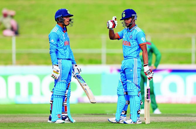 Under 19 Team India`s Batsmen. Photo:INN