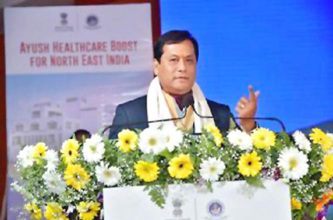 Union Minister Sarbananda Sonowal. Photo: INN