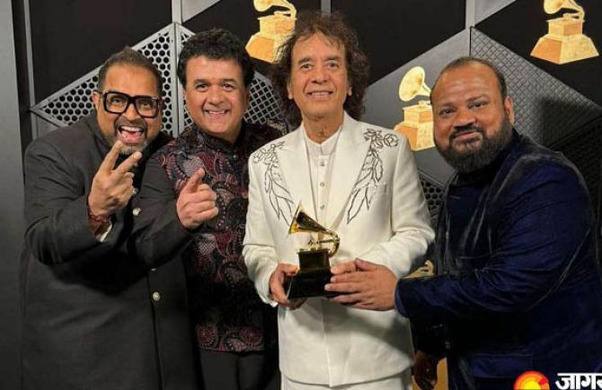 Shankar Mahadevan And Zakir Hussain Won Grammy 2024. Photo: INN