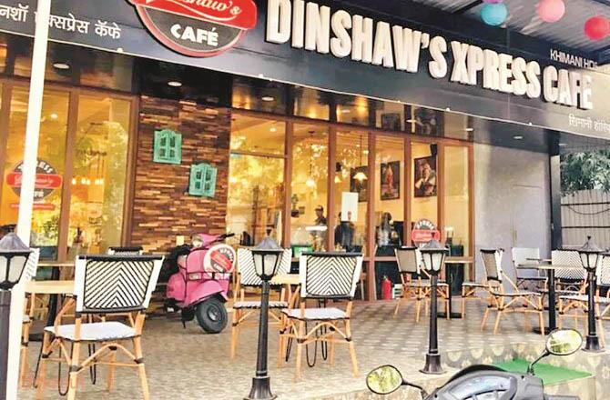 The outside view of Dinshaw`s Express Cafe is also quite interesting. Photo: INN