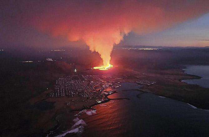 Iceland Volcano Eruption. Photo: INN