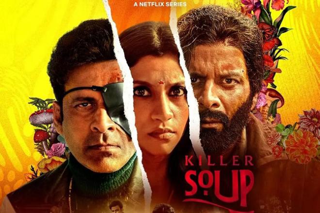 Manoj Bajpayee and Konkona Sen Sharma`s crime web series Killer Soup. Photo: INN