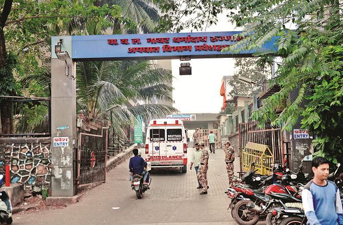 Nair Hospital located in Mumbai Central where the `Waste to Energy` plant will be set up. Photo: INN