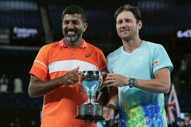 Rohan Bopanna  and Matthew Ebden. Photo:PTI