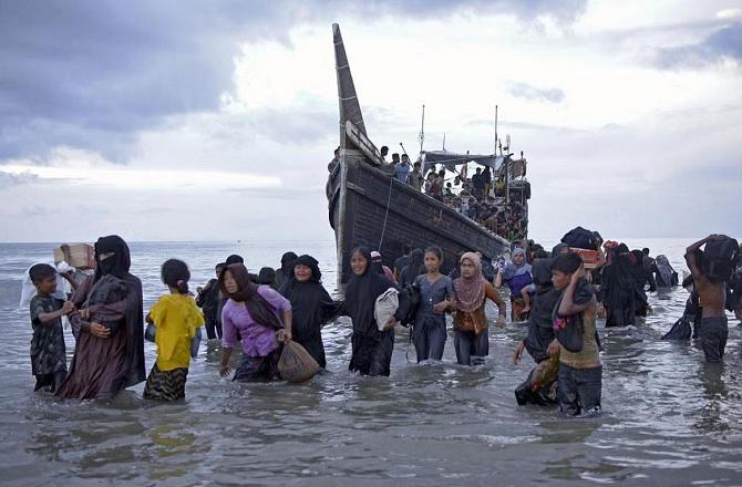 Rohingya refugees. File photo. Photo: PTI
