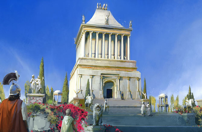 ہالی کارناسس کا مقبرہ،ترکی،(Mausoleum at Halicarnassus): اسے ۳۵۲؍قبل مسیح میں تعمیر کیا گیا تھاجو ۱۴۰۴ءمیں زلزلے سے تباہ ہو گیا تھا۔ اس یادگار کو سلطنت فارس کے ایک گورنر موسولس اوراس کی بیوی اور بہن آرٹیمیسیا دوم کیلئے بنایا گیا تھا۔یہ مقبرہ تقریباً ۴۱؍میٹر (۱۳۵؍ فٹ) اونچا تھا۔اس کے باقیات آج بھی برٹش میوزیم میں موجود ہیں۔