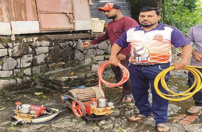 The goods are being impounded while processing a service center.