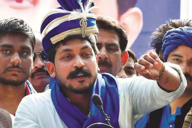 Lok Sabha Member Chandrasekhar Azad (Ravan) elected from Nagina. Photo: INN
