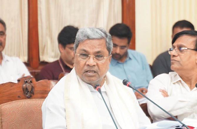 Karnataka Chief Minister Siddaramaiah. Photo: INN