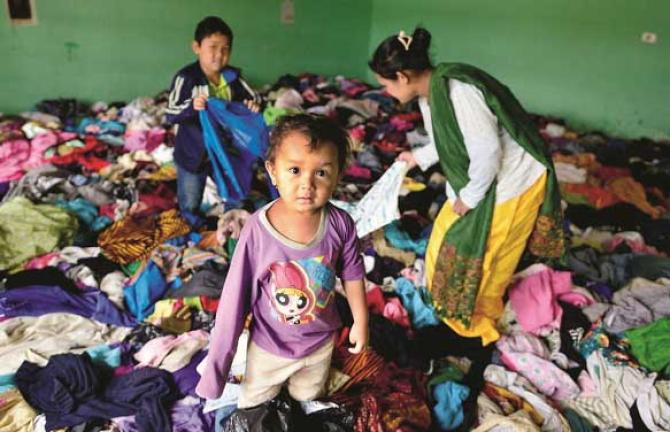 People in the camps of Manipur are still helpful even today. Photo: INN