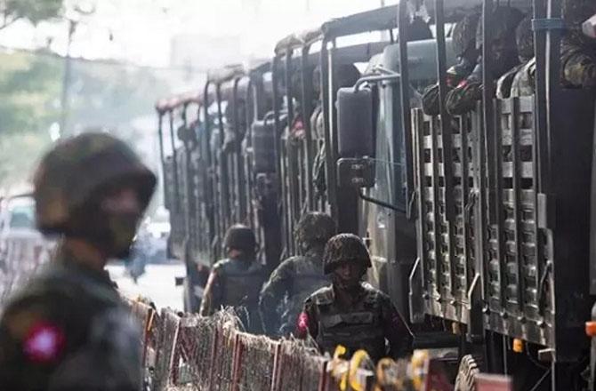 A glimpse of the military regime in Myanmar. Photo: INN