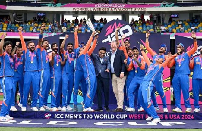 Team India won the T20 World Cup. Photo: INN