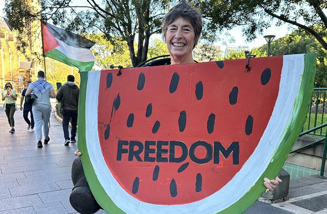 Watermelon has become a symbol of Palestinian resistance. Photo: X