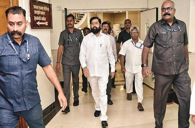 Chief Minister Eknath Shinde has alerted all the departments. Photo: INN
