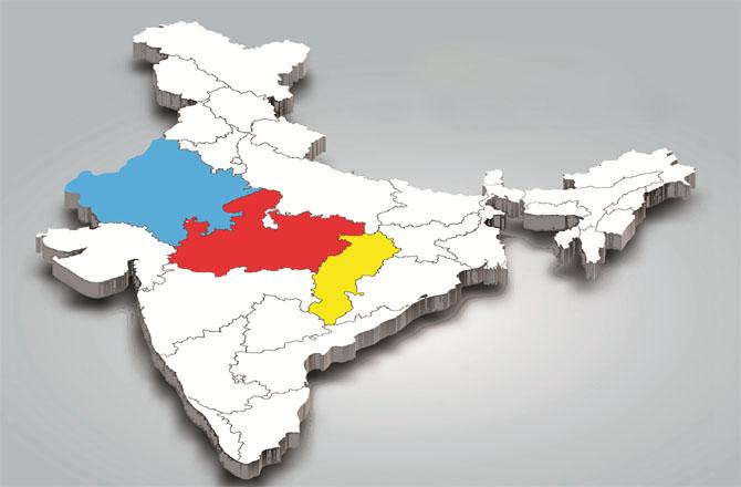 Rajasthan.MP, Chhattisgarh. Photo: INN