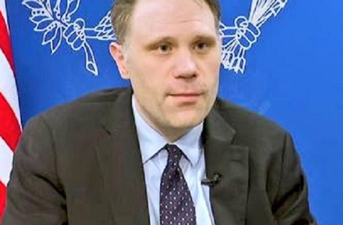Senior US State Department official Andrew Miller. Image: X