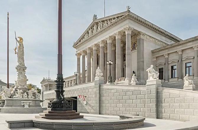 Austrian Parliament. Image: X