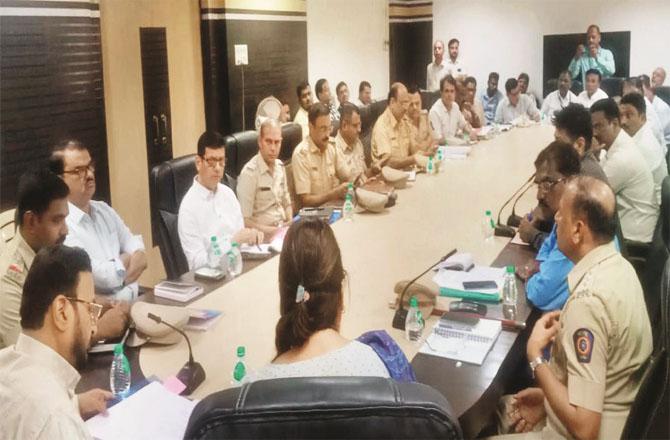 The meeting organized in connection with Eid-ul-Azha.