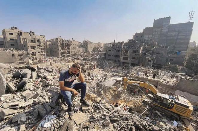 As a result of the 8-month war, Gaza has become a picture of destruction. Photo: INN