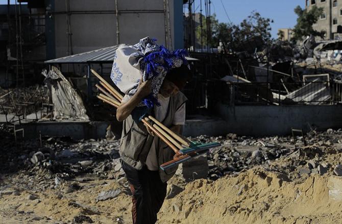 Because of the war, the lives of Palestinians have become difficult - Photo: X