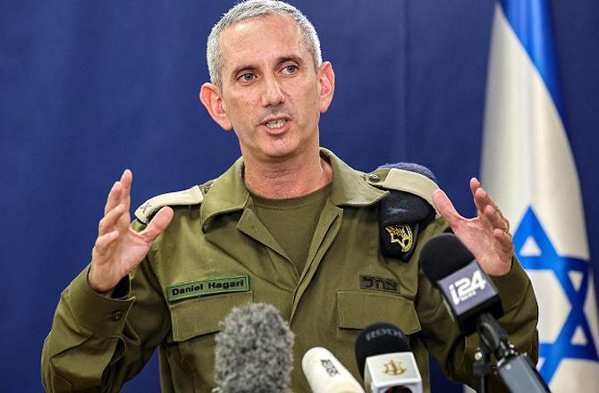 Israeli army spokesman Daniel Hagari. Photo: INN.