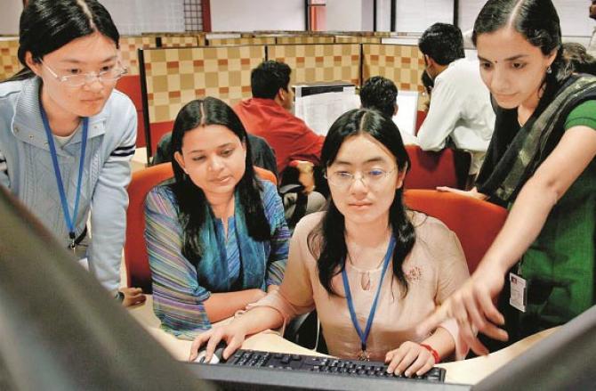 Women constitute about 49 percent of the country`s population but contribute only 18% to the country`s GDP. Photo: INN